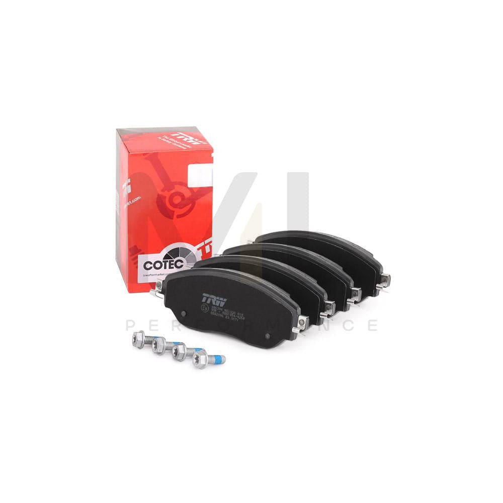 TRW Cotec Gdb2096 Brake Pad Set Not Prepared For Wear Indicator, With Brake Caliper Screws, With Accessories | ML Performance Car Parts
