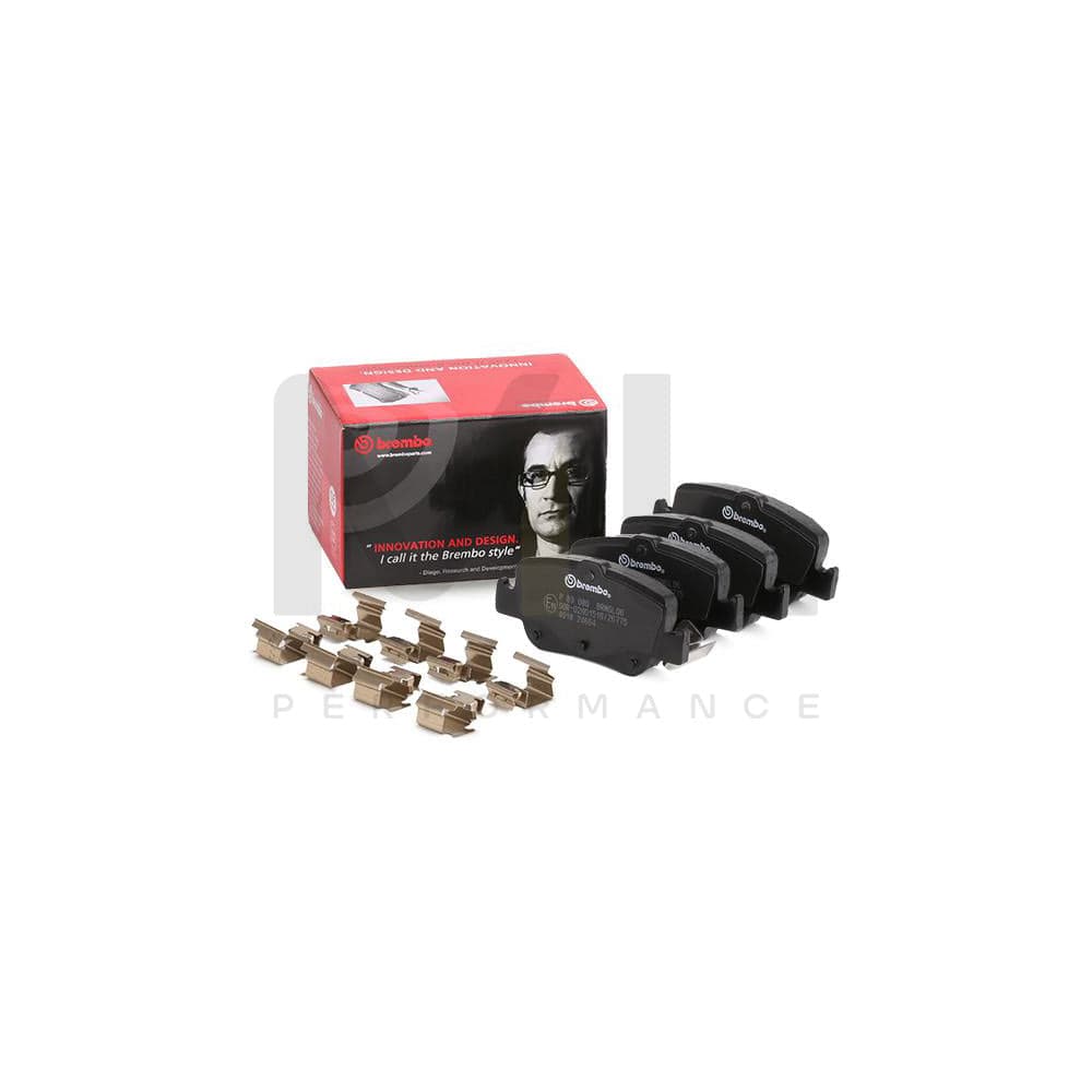 Brembo P 83 080 Brake Pad Set With Acoustic Wear Warning | ML Performance Car Parts