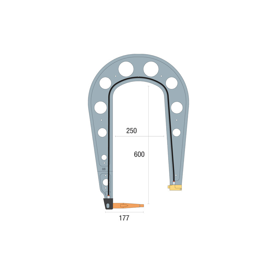 Gys 022805 G5 Arm (Insulated) & Wall Bracket Car Body Accessories