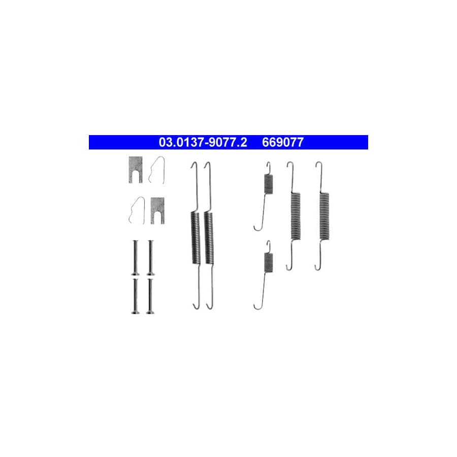 ATE 03.0137-9077.2 Accessory Kit, Brake Shoes for BMW 5 Series