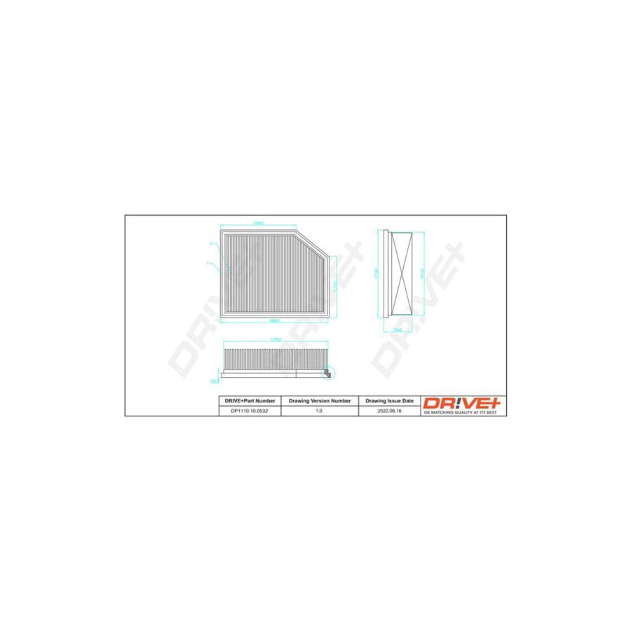 Dr!Ve+ Dp1110.10.0532 Air Filter