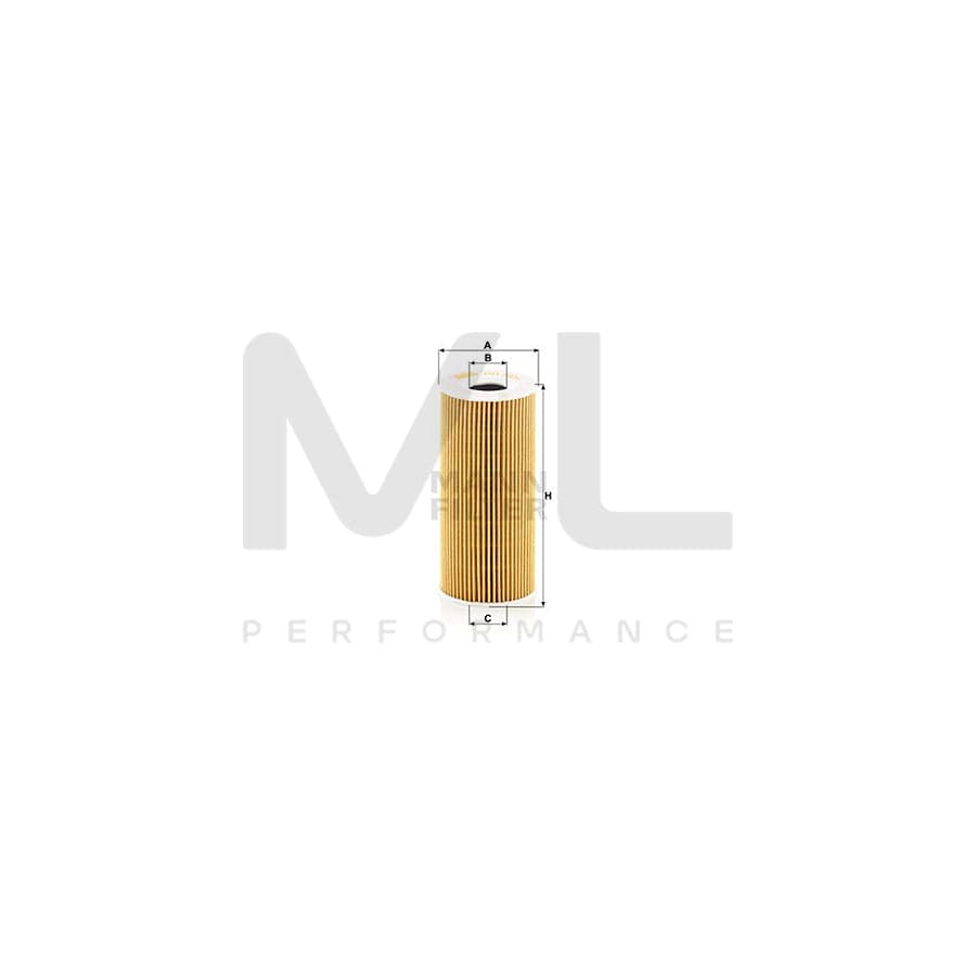 MANN-FILTER HU 7026 z Oil Filter with seal, Filter Insert