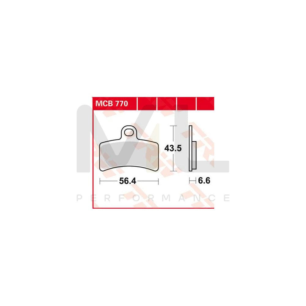 TRW Organic Allround Mcb770 Brake Pad Set | ML Performance Car Parts