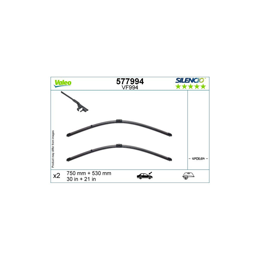 Valeo 577994 Wiper Blade For BMW I3 (I01) | ML Performance US Car Parts