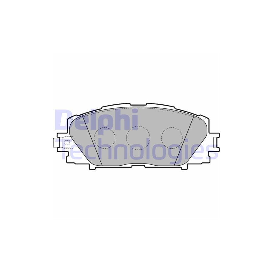 Delphi Lp3273 Brake Pad Set For Toyota Prius