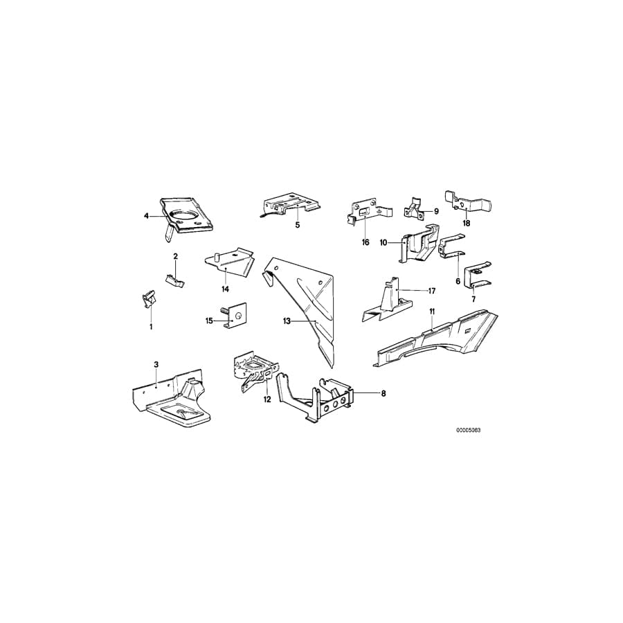 Genuine BMW 41131874662 E23 Holder (Inc. 728iS) 1 | ML Performance UK Car Parts