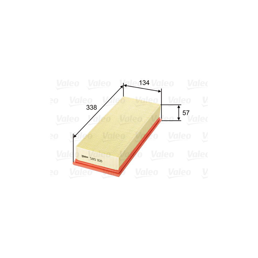 VALEO 585108 Air Filter | ML Performance UK Car Parts