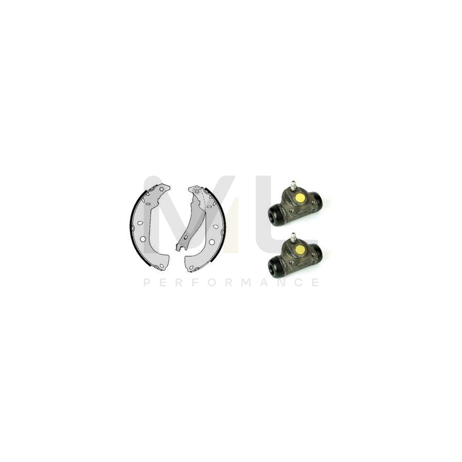 BREMBO STANDARD KIT H 23 030 Brake Shoe Set for FIAT FIORINO Ø: 229mm | ML Performance Car Parts