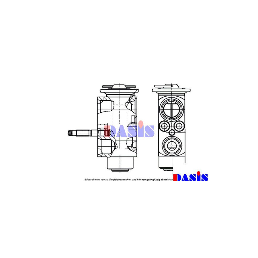 AKS Dasis 840108N AC Expansion Valve for BMW 3 Series