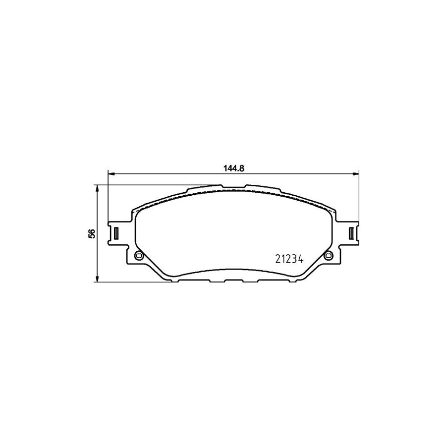 Hella 8FH 351 331-714 Heater Matrix