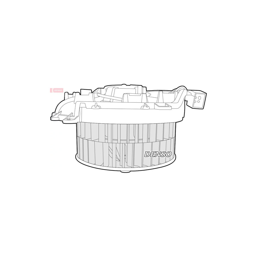 DENSO DEA17013 Interior Blower Suitable for Mercedes-Benz S-Class Saloon (W140)