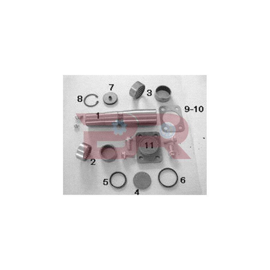 Botto Ricambi Kitiv027Or Repair Kit, Kingpin