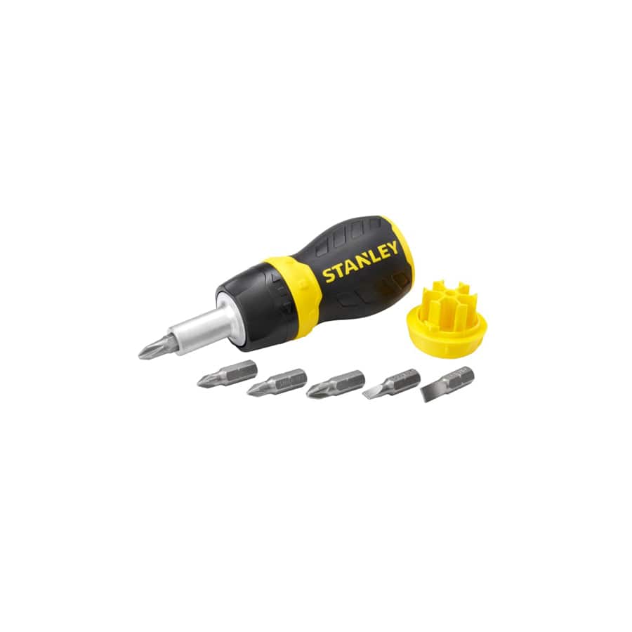 STANLEY® STA066358 Multibit Ratchet Stubby & Bits