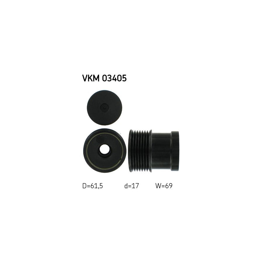 Skf Vkm 03405 Alternator Freewheel Clutch For Ford Transit | ML Performance US Car Parts