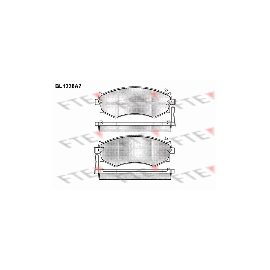 FTE Bl1336A2 Brake Pad Set