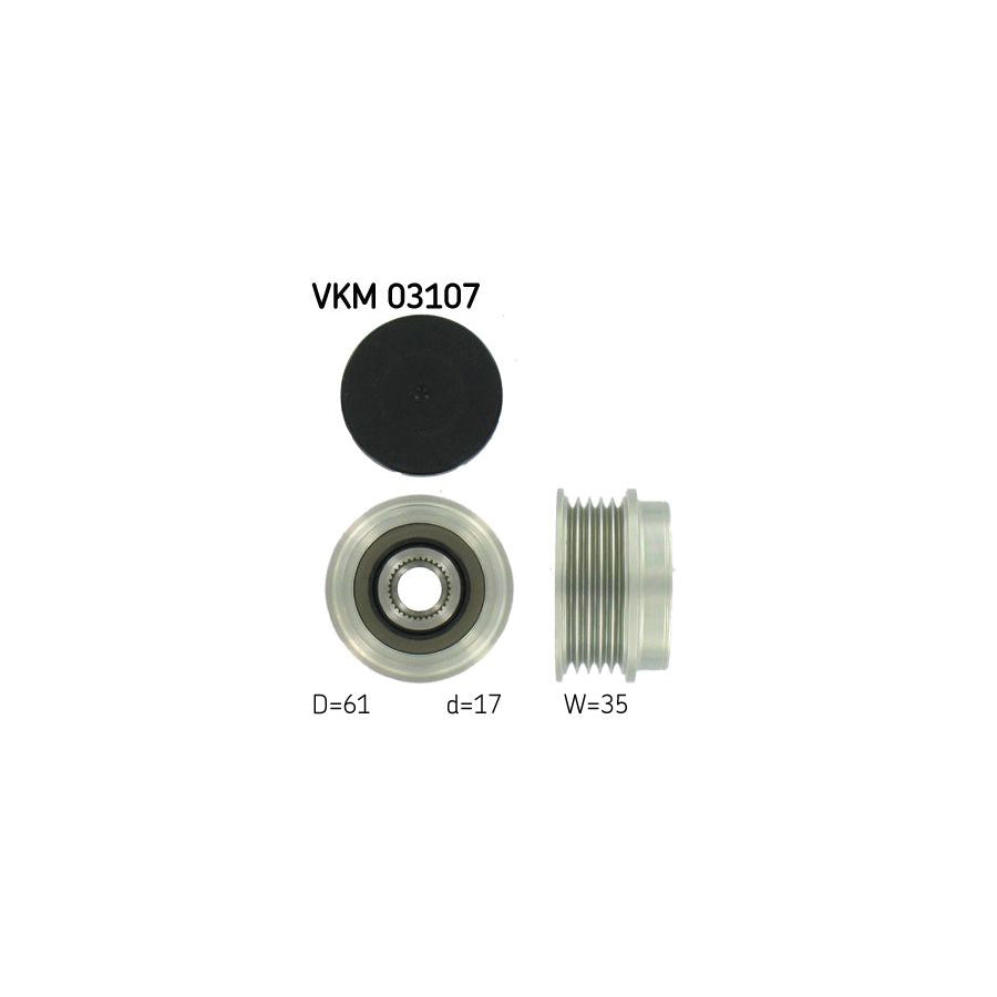 Skf Vkm 03107 Alternator Freewheel Clutch | ML Performance US Car Parts