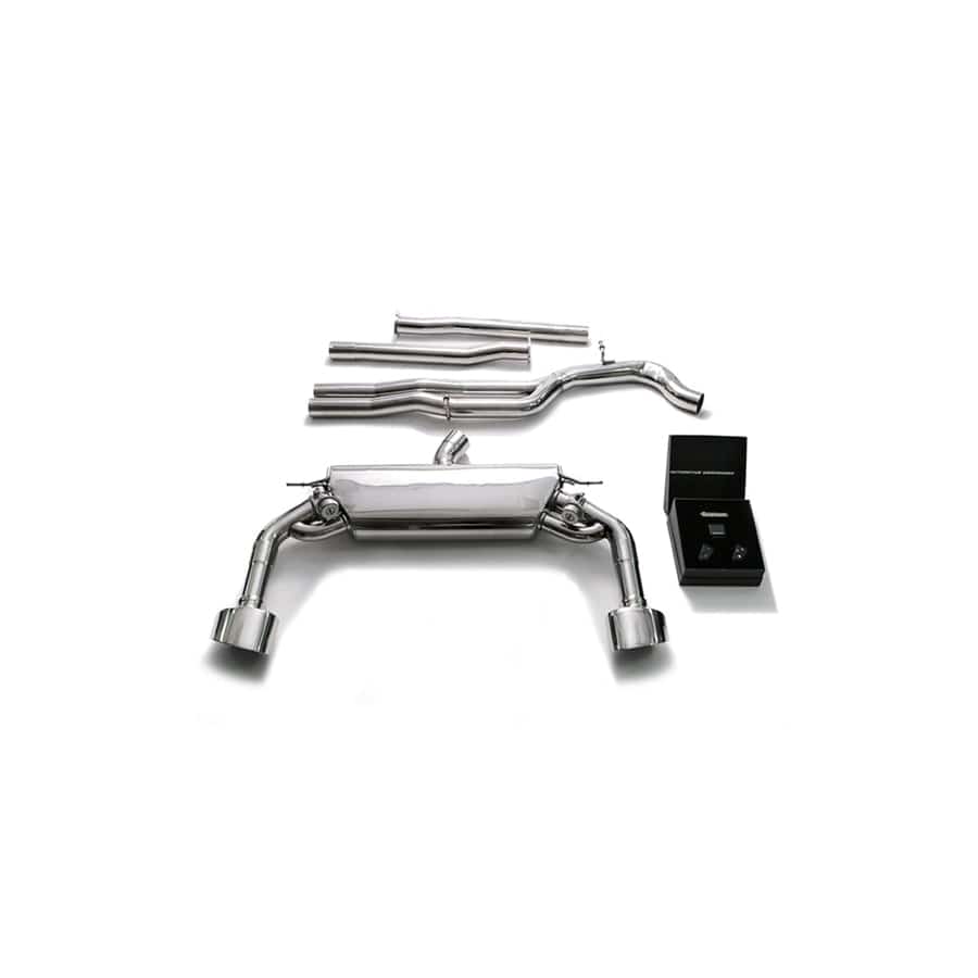 Armytrix AU8VR-DF+AU8VR-DS39C Valvetronic Exhaust System Audi RS3 8V 2.5L Turbo Sportback 2015-2020 with Dual Chrome Oval
