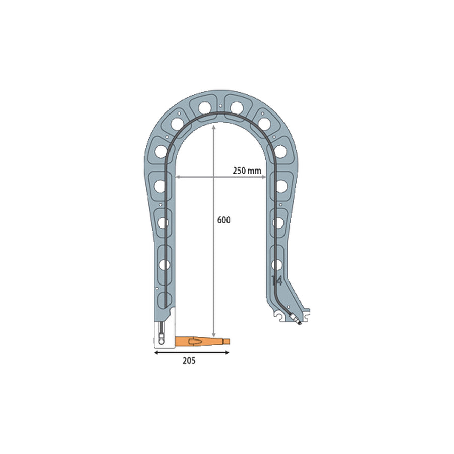 Gys 023543 C14 Arm (Insulated) & Wall Bracket Car Body Accessories