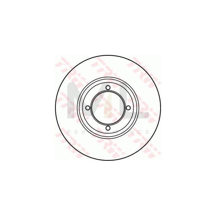 TRW DF1992 Brake Disc Solid | ML Performance Car Parts
