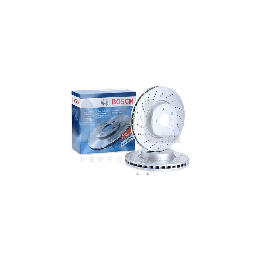 BOSCH 0 986 479 408 Brake Disc Perforated, Vented, Coated, Alloyed / High-carbon, with bolts/screws | ML Performance Car Parts