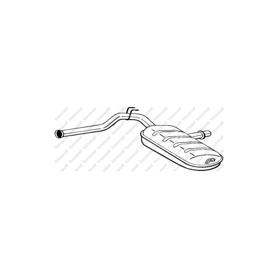 Bosal 200-389 Middle Silencer for Renault 21 Estate