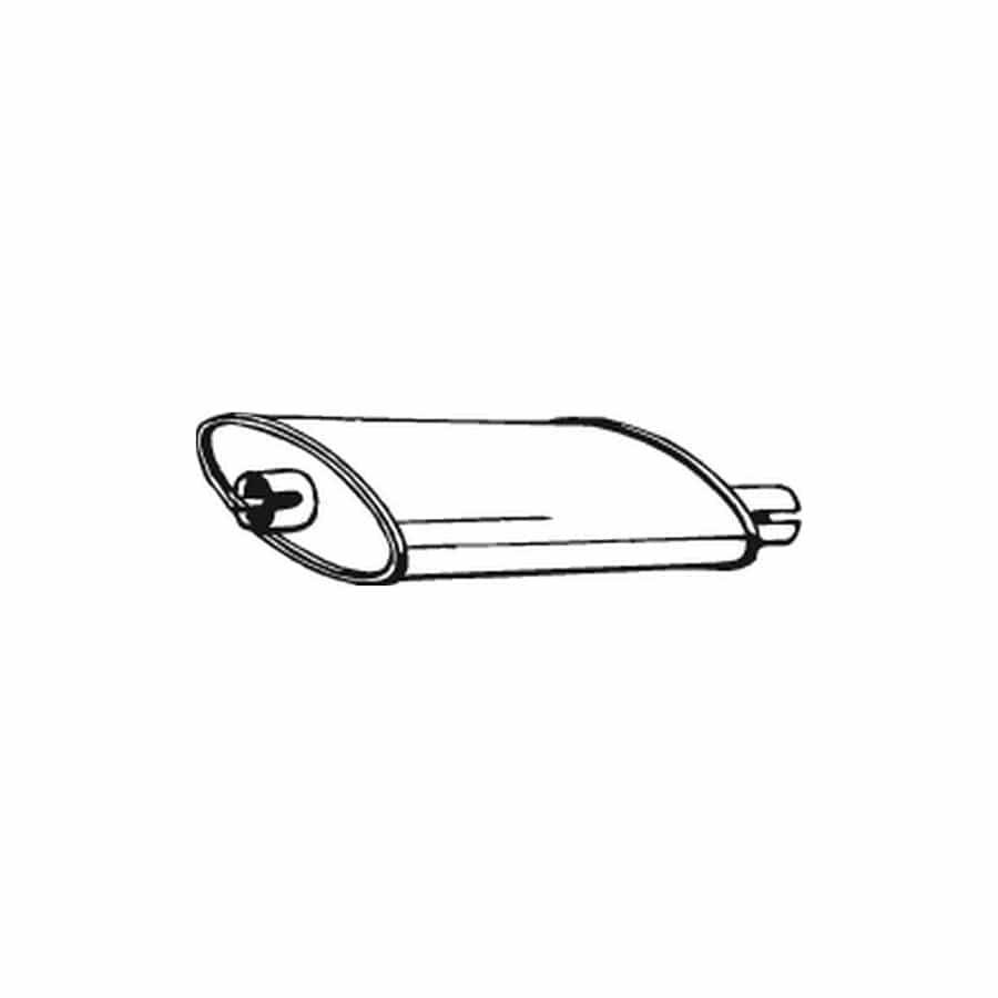 Bosal 200-387 Middle Silencer for Jeep Cherokee II (Xj)
