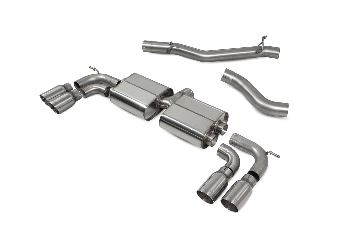 Scorpion SVWS066 VW Golf R MK8 Non-Res Cat/Gpf Back System | ML Performance US US