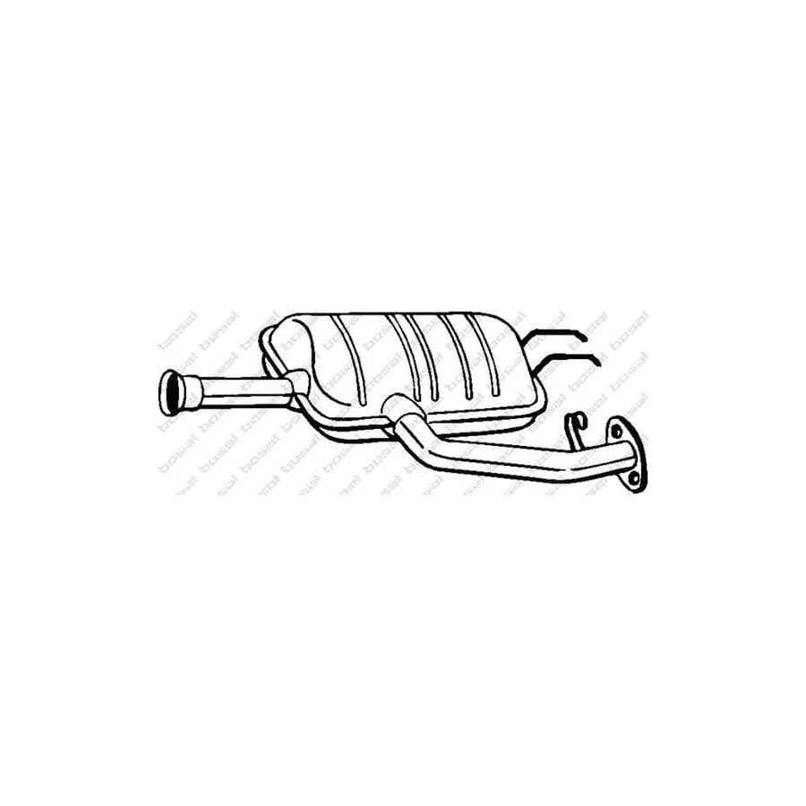 Bosal 200-979 Middle Silencer for Renault Master
