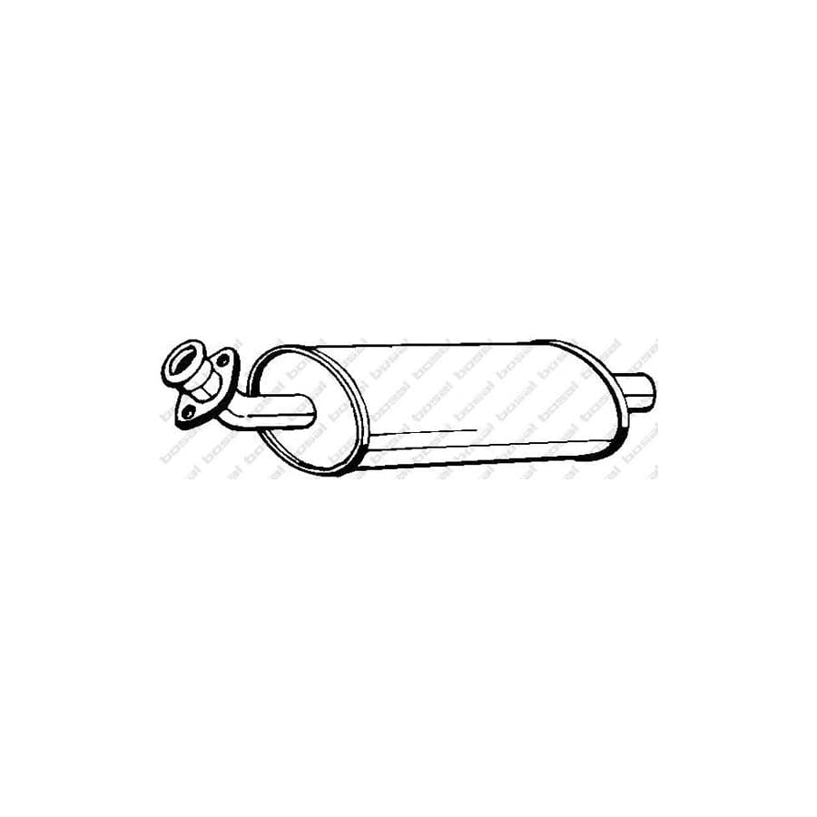 Bosal 211-391 Middle Silencer for LDV Convoy