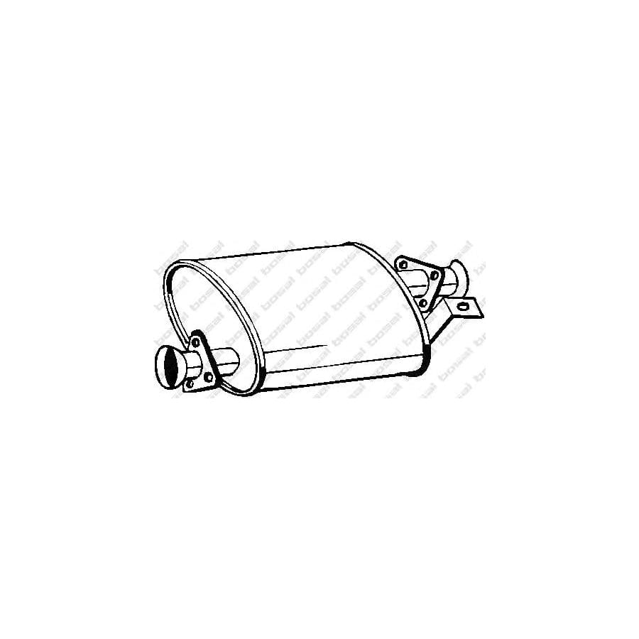 Bosal 211-367 Middle Silencer for Land Rover 110/127 (Ldh)