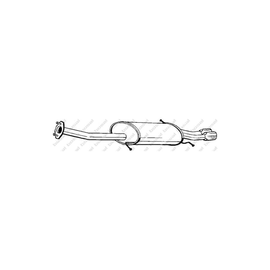 Bosal 279-301 Rear Silencer for Mazda 626 IV Hatchback (Ge)