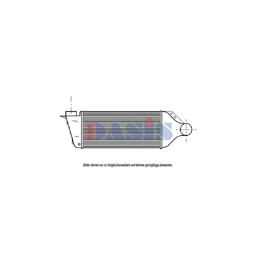 AKS Dasis 487300N Intercooler for Audi 80 B4 Avant (8C5)