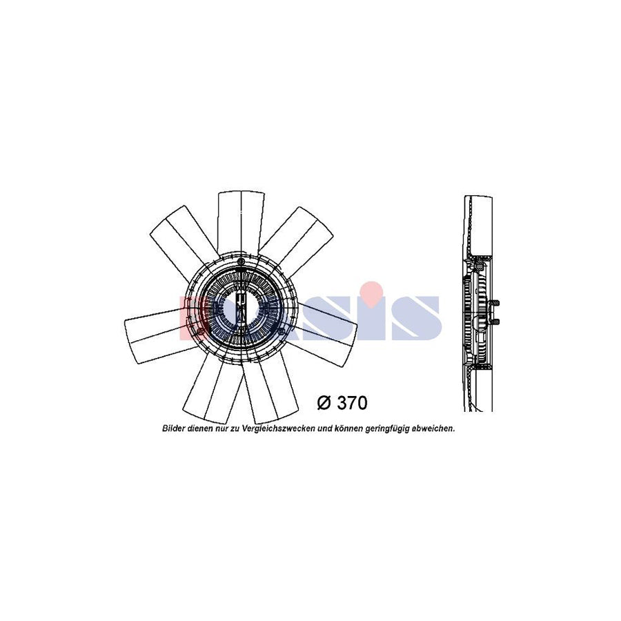 AKS Dasis 488001N Fan Clutch