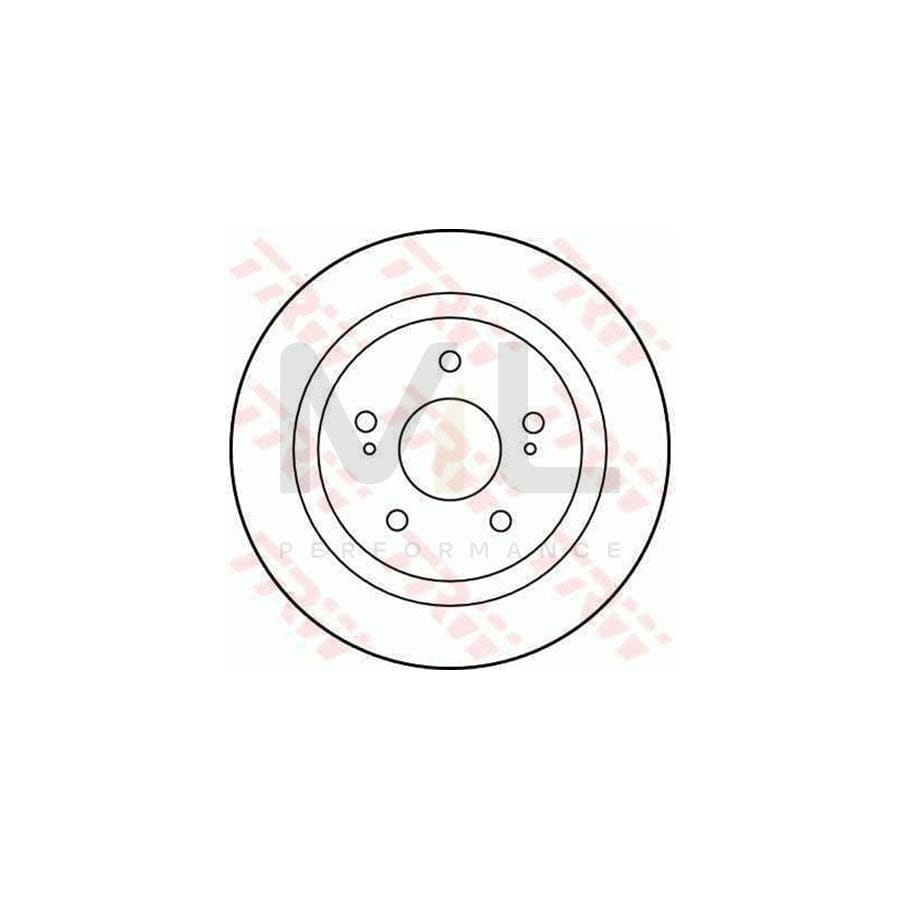 TRW DF3122 Brake Disc for NISSAN 300ZX Targa (Z31) Vented | ML Performance Car Parts
