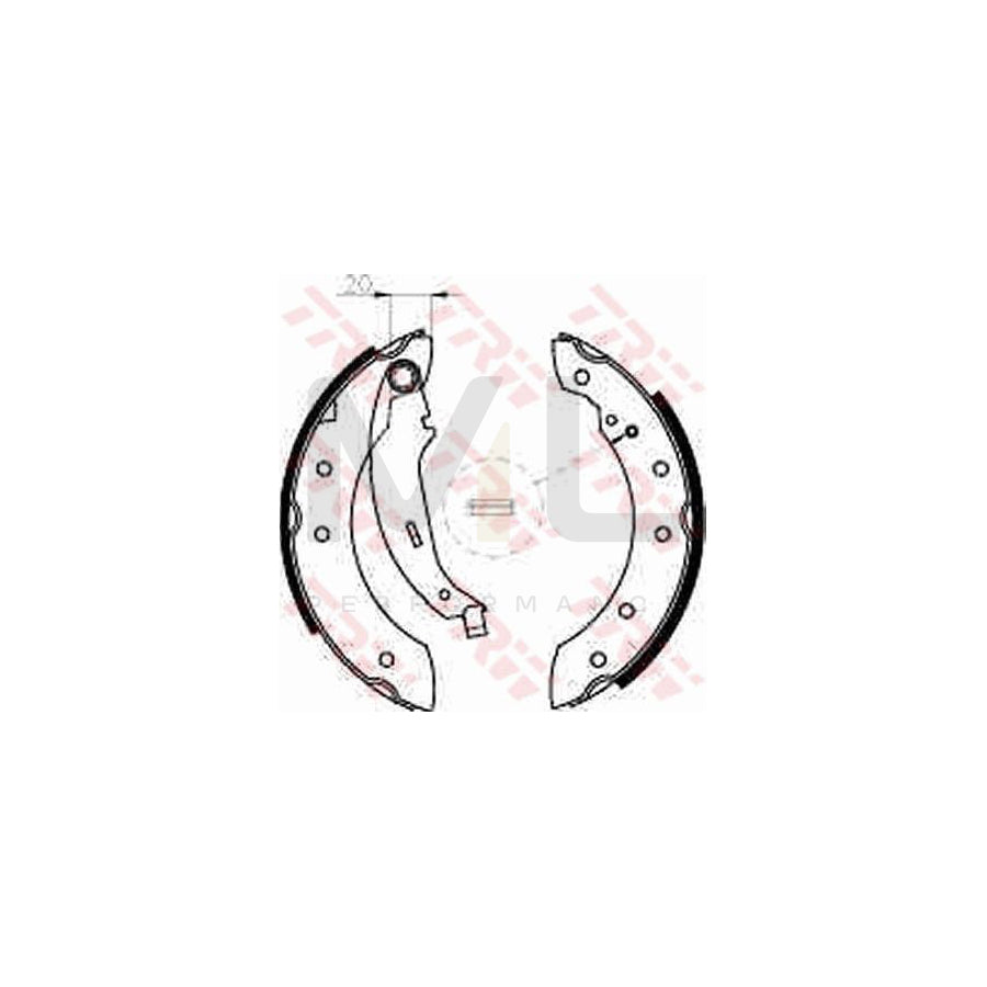 TRW GS8534 Brake Shoe Set | ML Performance Car Parts