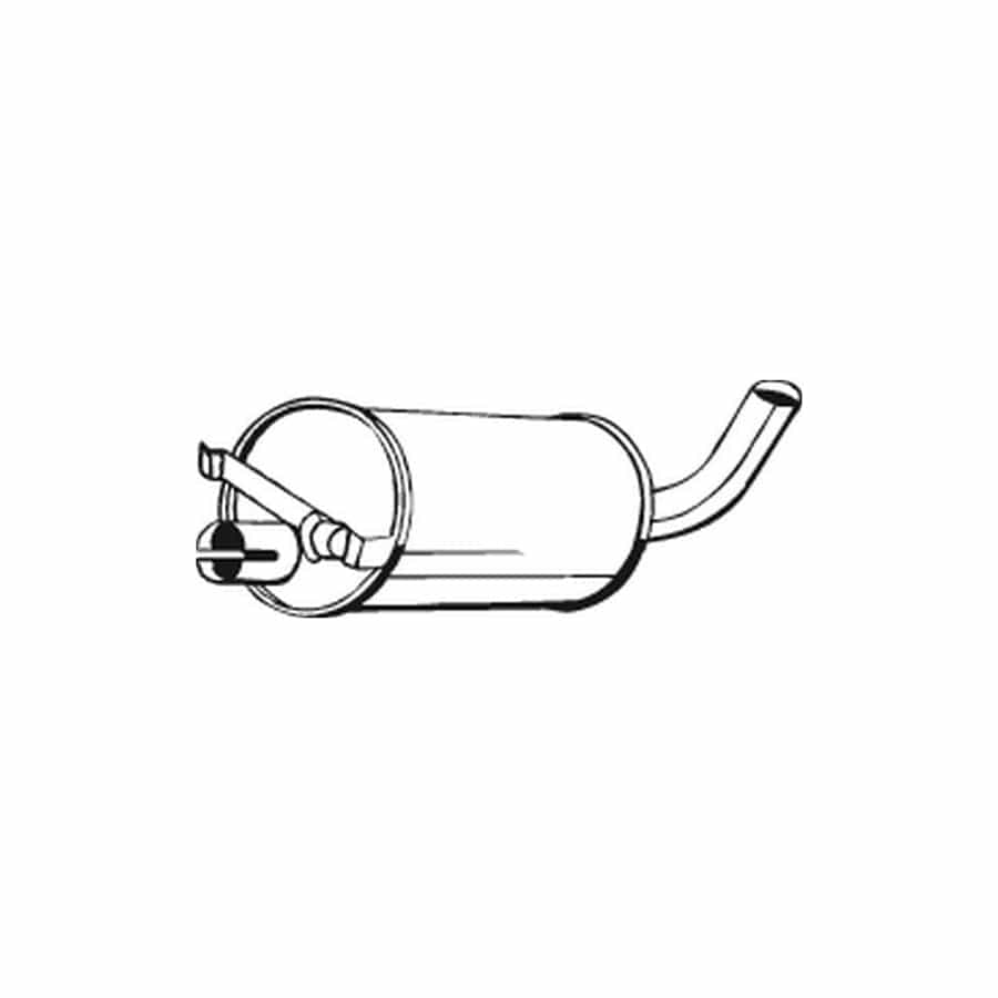 Bosal 235-909 Middle Silencer for Volvo 240