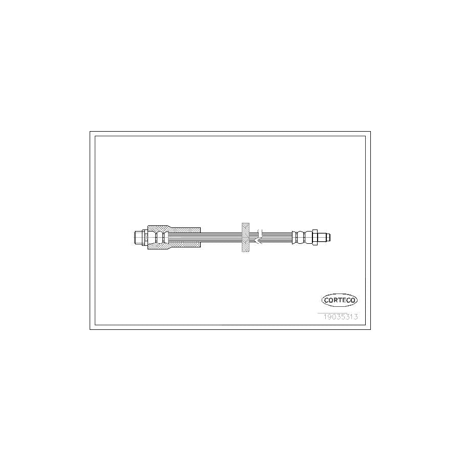 Corteco 19035313 Brake Hose for Audi A6