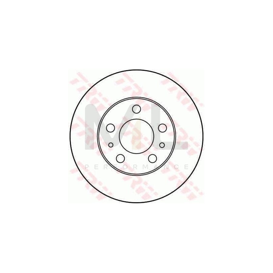 TRW DF1677 Brake Disc Vented | ML Performance Car Parts