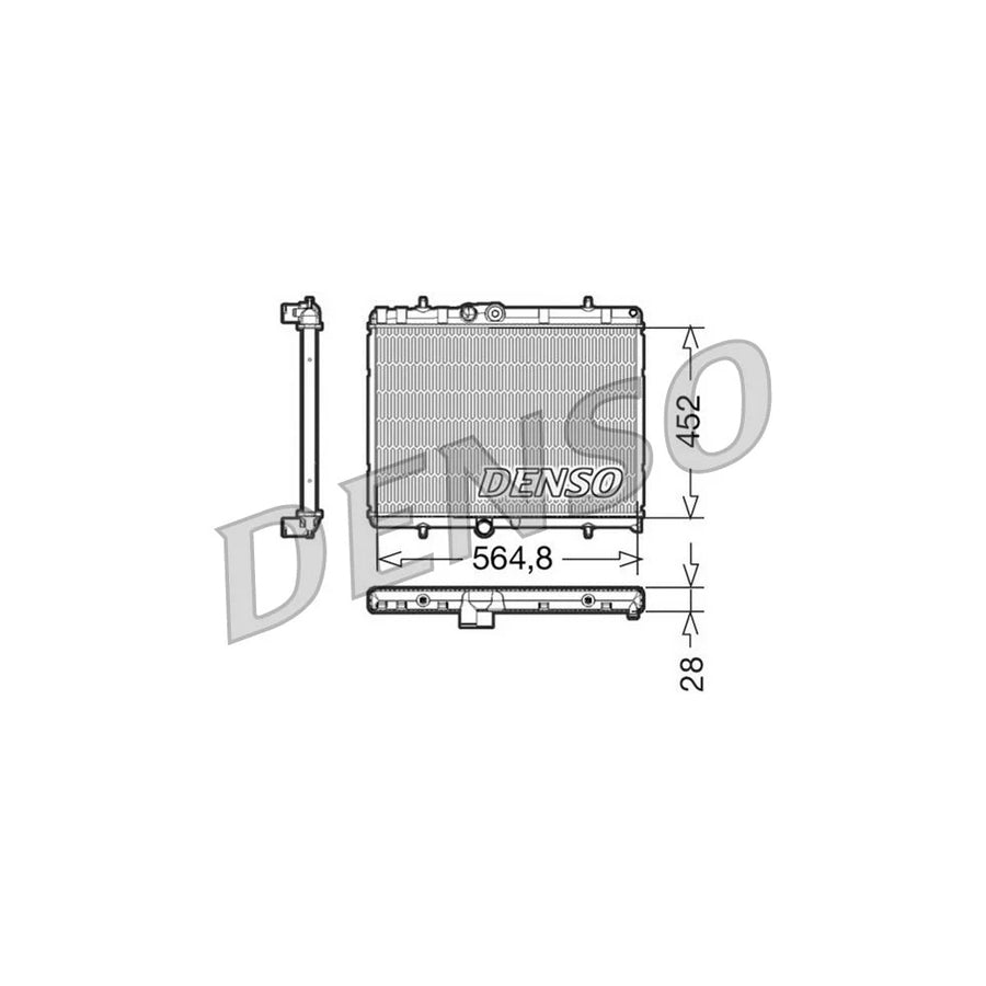 DENSO DRM21057 Engine Radiator