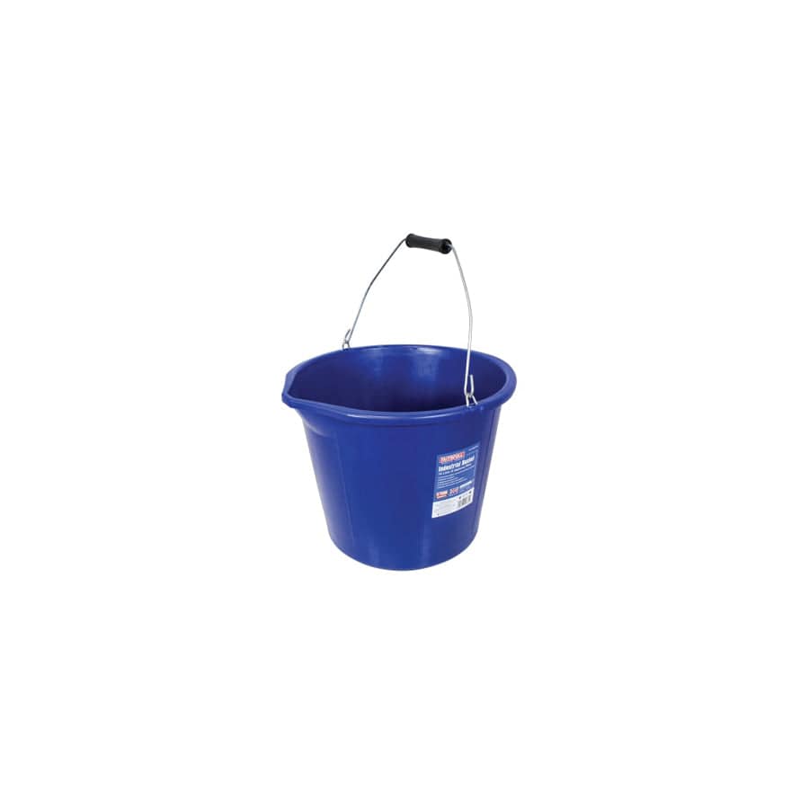 Faithfull FAI3GBUCKIN Builder's Industrial Bucket 14 litre (3 gallon) - Blue