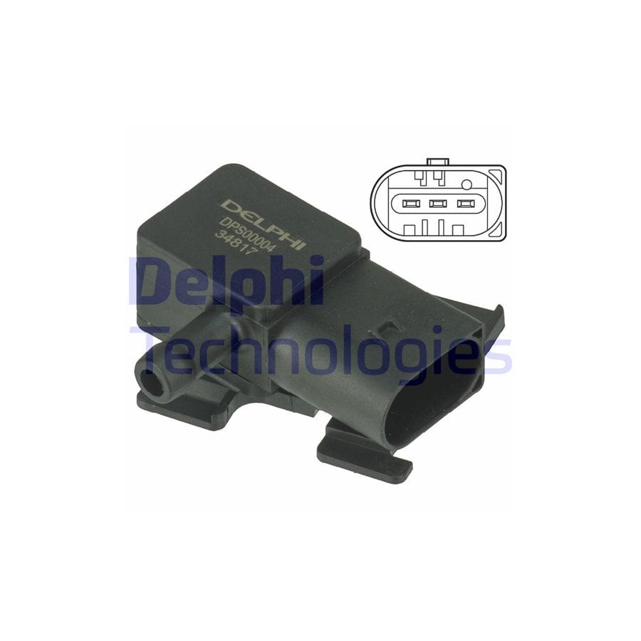 Delphi Dps00004 Sensor, Exhaust Pressure