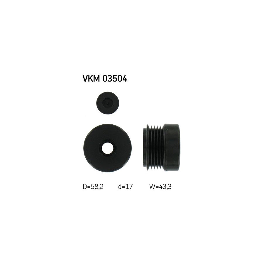 Skf Vkm 03504 Alternator Freewheel Clutch | ML Performance US Car Parts