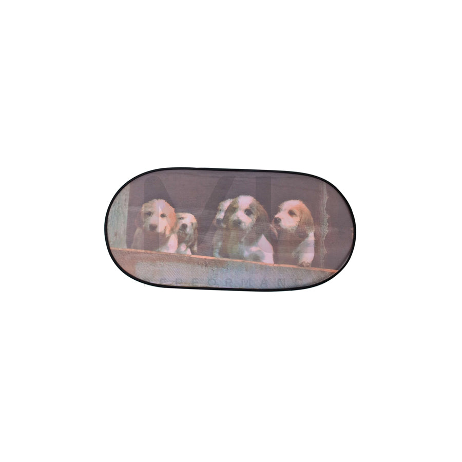 WALSER 16703 Car sun shade Dogs, Multi-coloured, Polyester, Quantity: 1