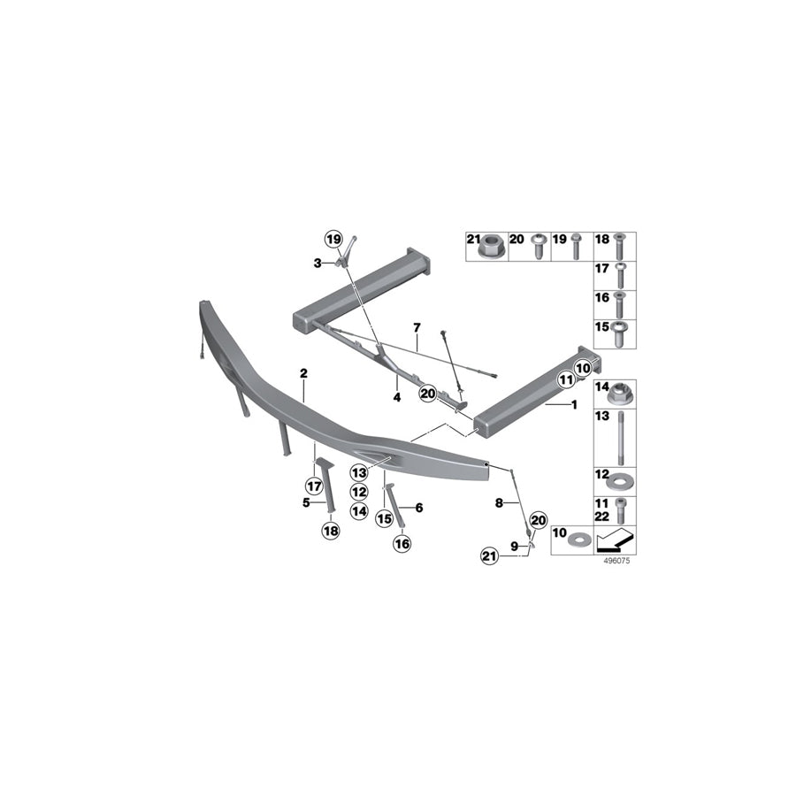 Genuine BMW 51648424107 BMW Tension Rope (Inc. & M6 GT3) | ML Performance US Car Parts