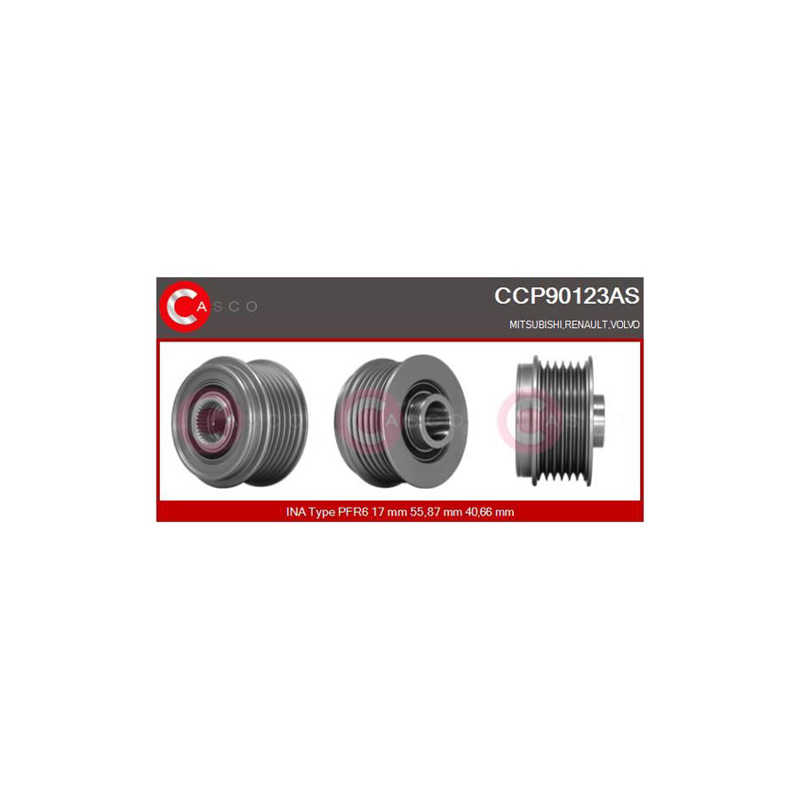 Casco Ccp90123As Pulley, Alternator