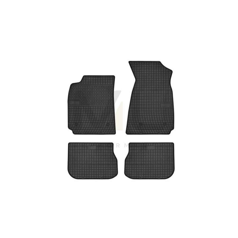 FROGUM Tailored 0721 Floor mat set for AUDI A4 Elastomer, Front and Rear, Quantity: 4, Black, (LHD)