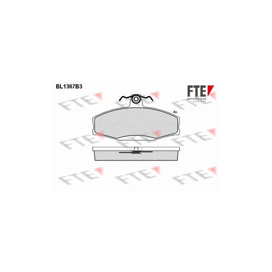 FTE Bl1367B3 Brake Pad Set