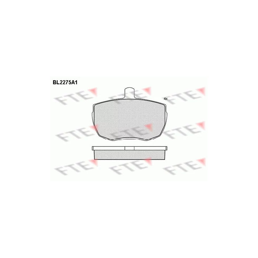 FTE Bl2275A1 Brake Pad Set