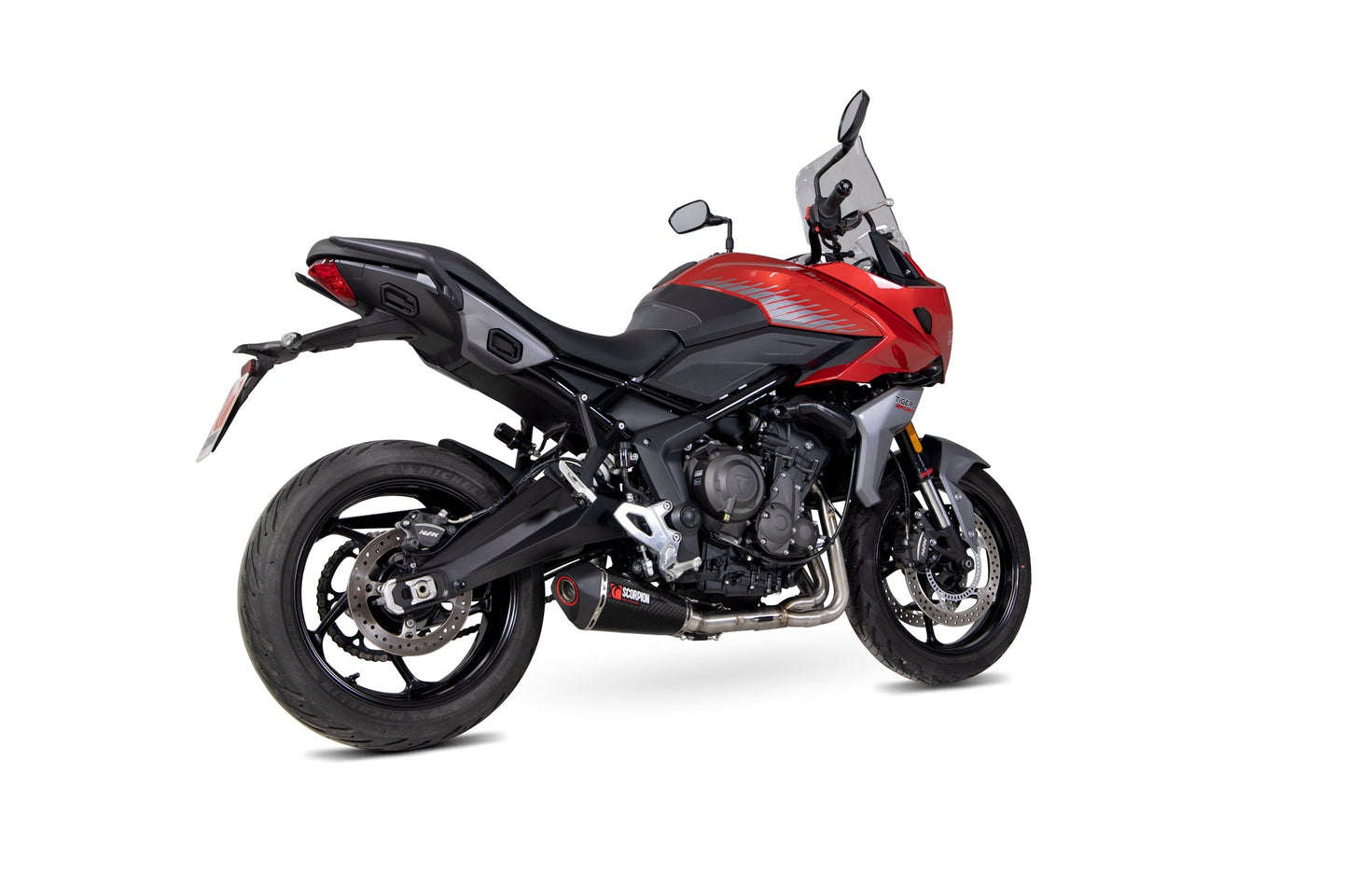 Scorpion RTR93SYSCEO Triumph Tiger Sport 660 Serket Taper Full System - Carbon Fibre Sleeve | ML Performance US US