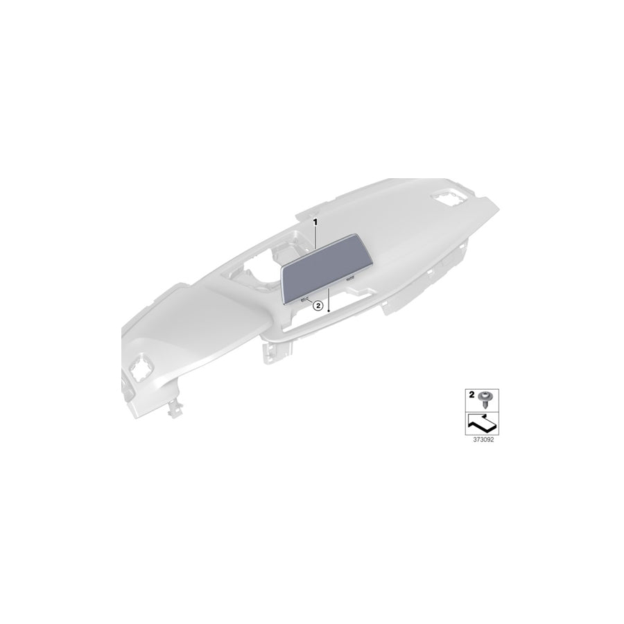 Genuine BMW 65509825935 G11 G12 Central Information Display 10,25" (Inc. 745e, 730Ld & 730Li) | ML Performance US